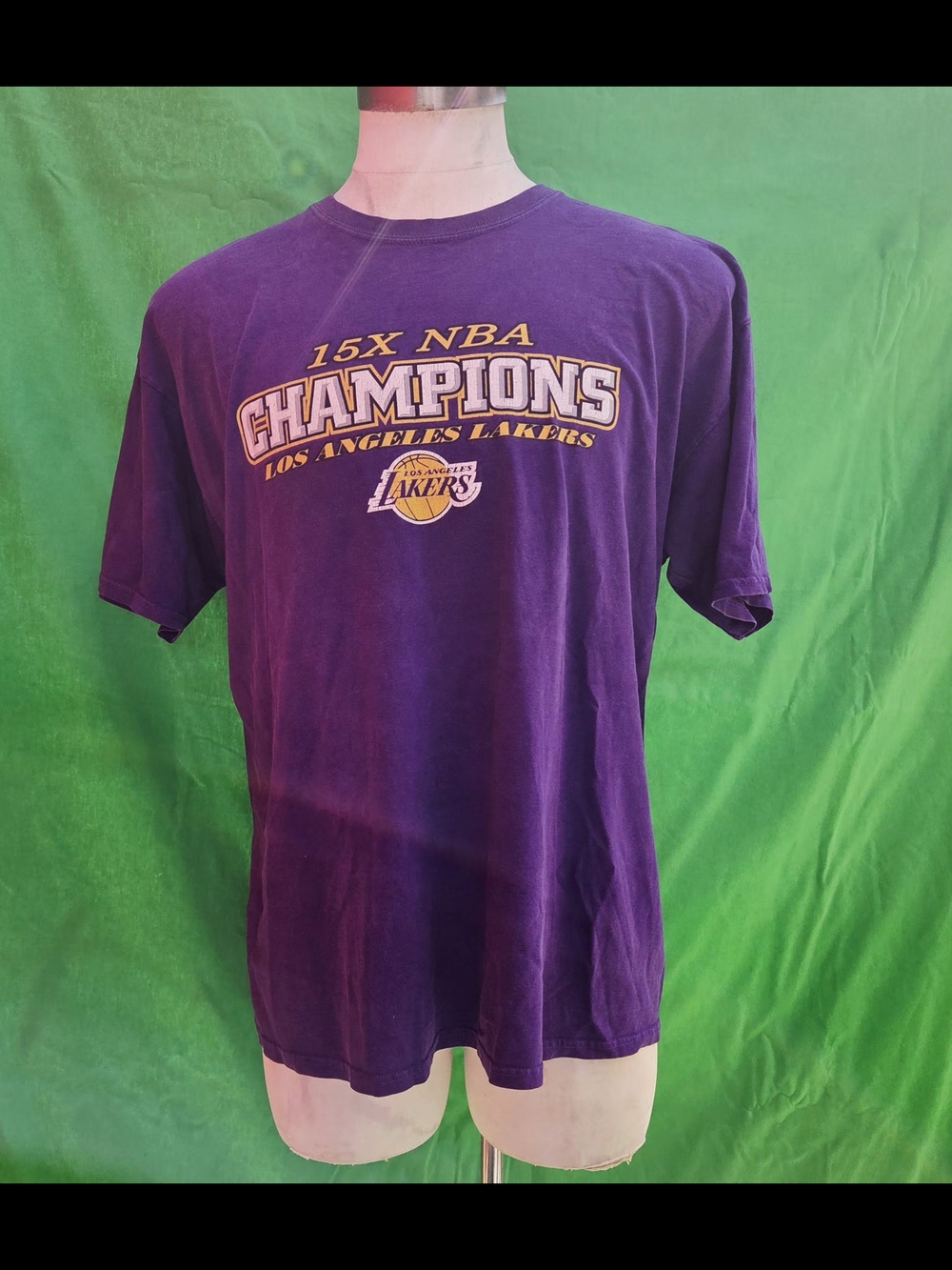 VINTAGE Los Angeles Lakers 15X NBA Champions Short Sleeve Tee